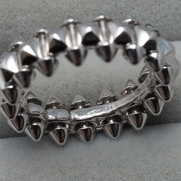 Cartier Ring Mm 54 K18Wg #197806
