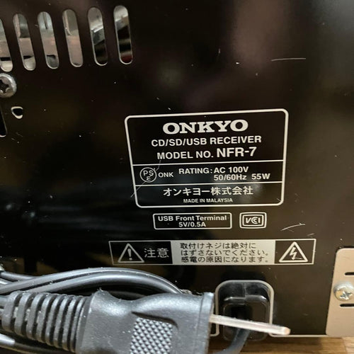 Onkyo Mini Component Systems Nfr-7 Cd Sd Usb