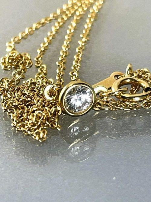 Necklace Yg K18 750
