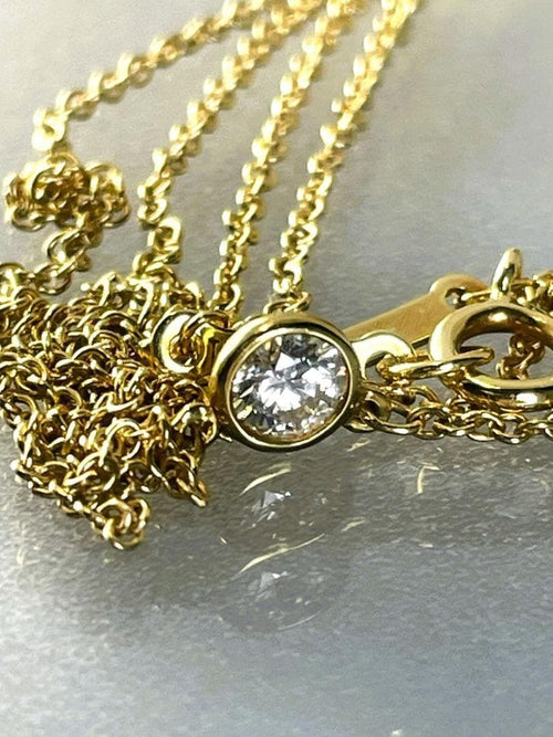 Necklace Yg K18 750