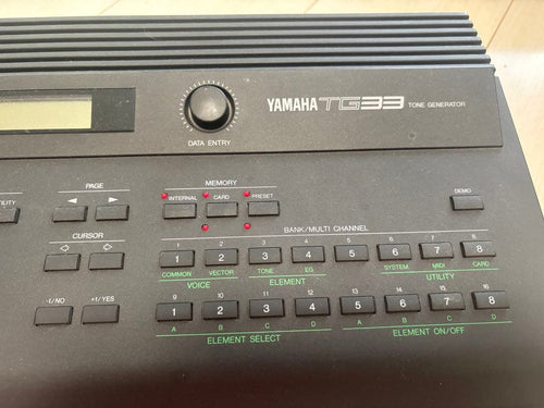 Yamaha Other Tg33 Tone Generator