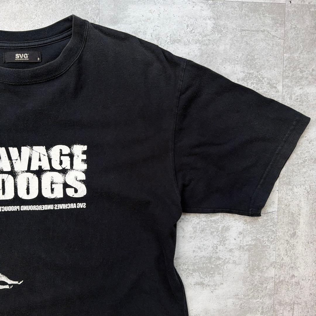 Neighborhood T-Shirts Savage Dog T Size 3