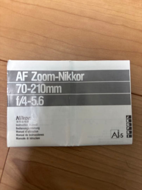 Nikon Lens (Zoom) Nikon/Af Nikkor 70-210Mm 1:4-5.6