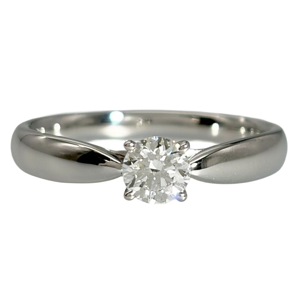 Tiffany Ring Tiffany&Co. 0.27Ct 7.5 Pt950 3.2G H/Vs1/3Ex