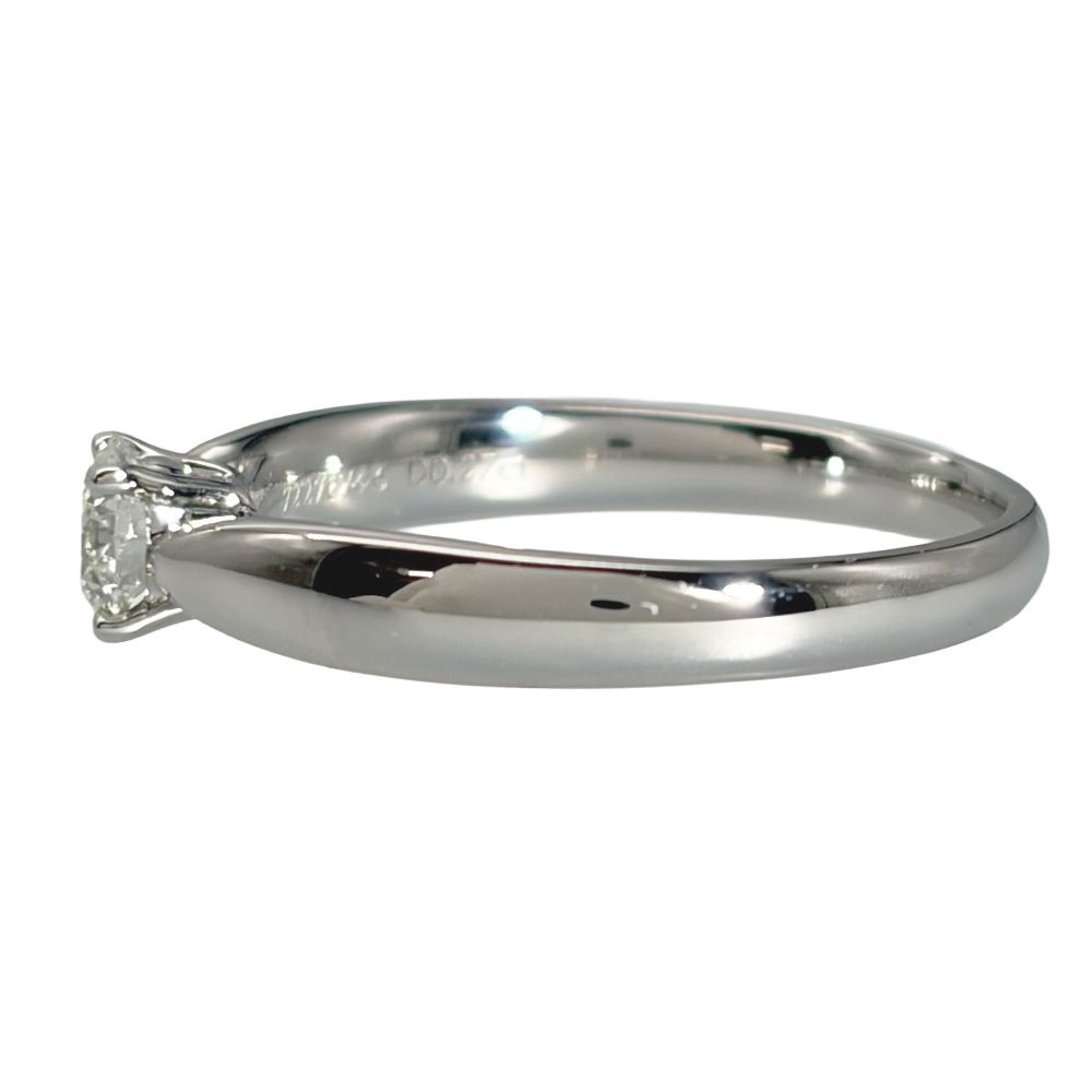 Tiffany Ring Tiffany&Co. 0.27Ct 7.5 Pt950 3.2G H/Vs1/3Ex