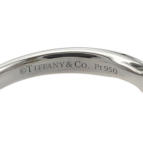 Tiffany Ring Tiffany&Co. 0.27Ct 7.5 Pt950 3.2G H/Vs1/3Ex