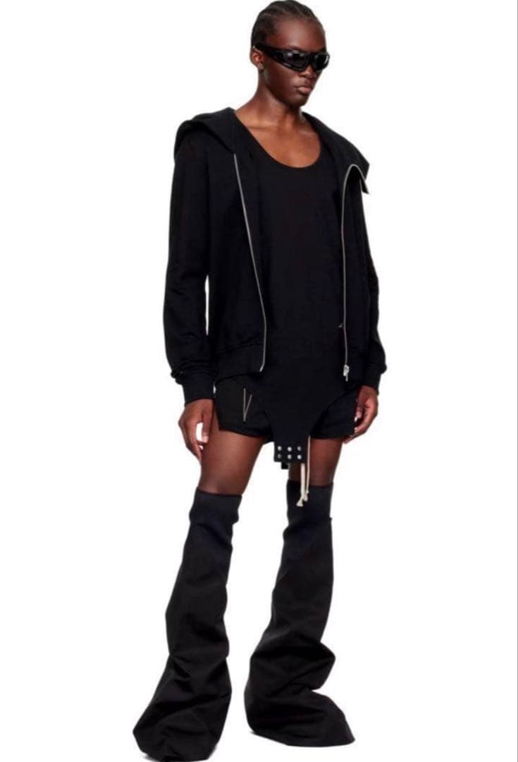 Rick Owens Hoodies Champion Mountain Hoodie Black