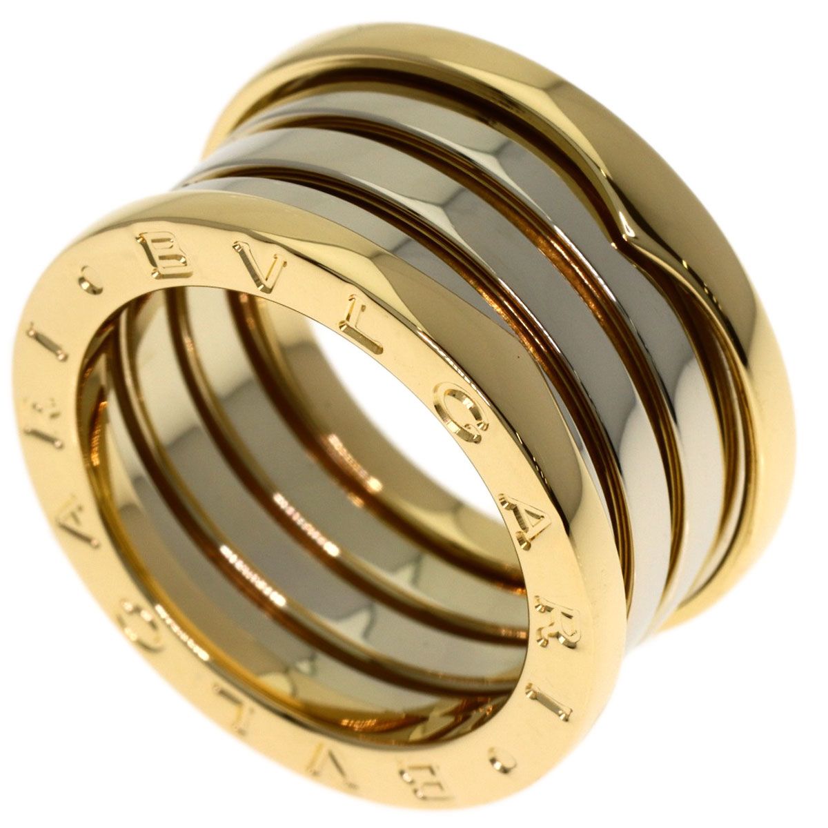 Bvlgari Ring B-Zero1 3 #51 K18Yg K18Wg