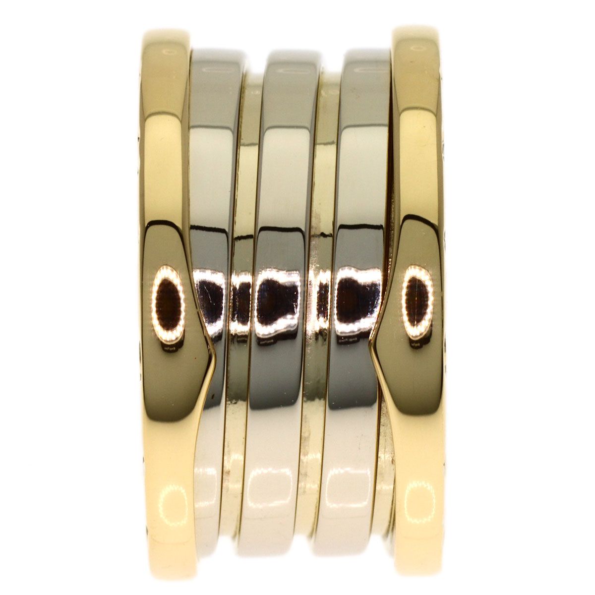Bvlgari Ring B-Zero1 3 #51 K18Yg K18Wg