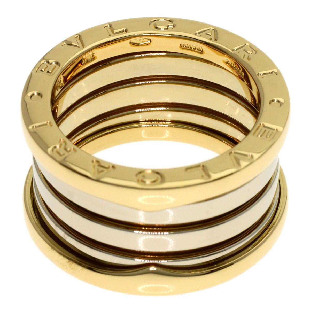 Bvlgari Ring B-Zero1 3 #51 K18Yg K18Wg