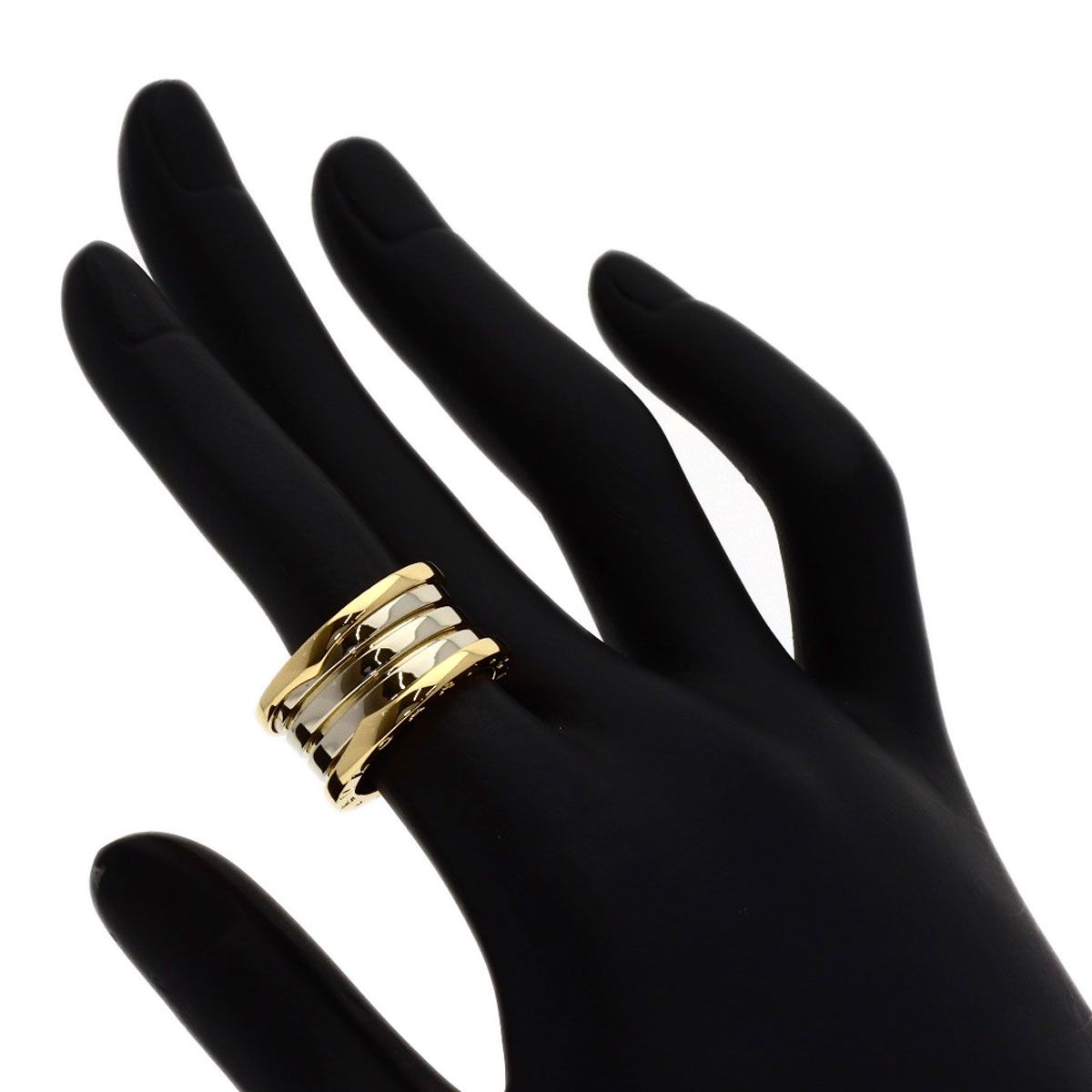 Bvlgari Ring B-Zero1 3 #51 K18Yg K18Wg