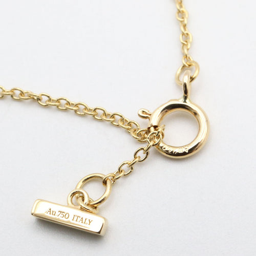 Tiffany Necklace Co T Two 40.5/45.5 K18