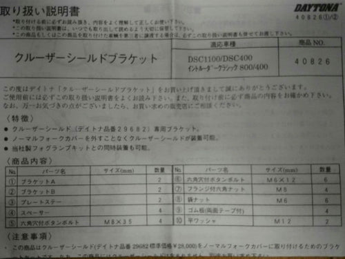 Daytona Cowls Fenders