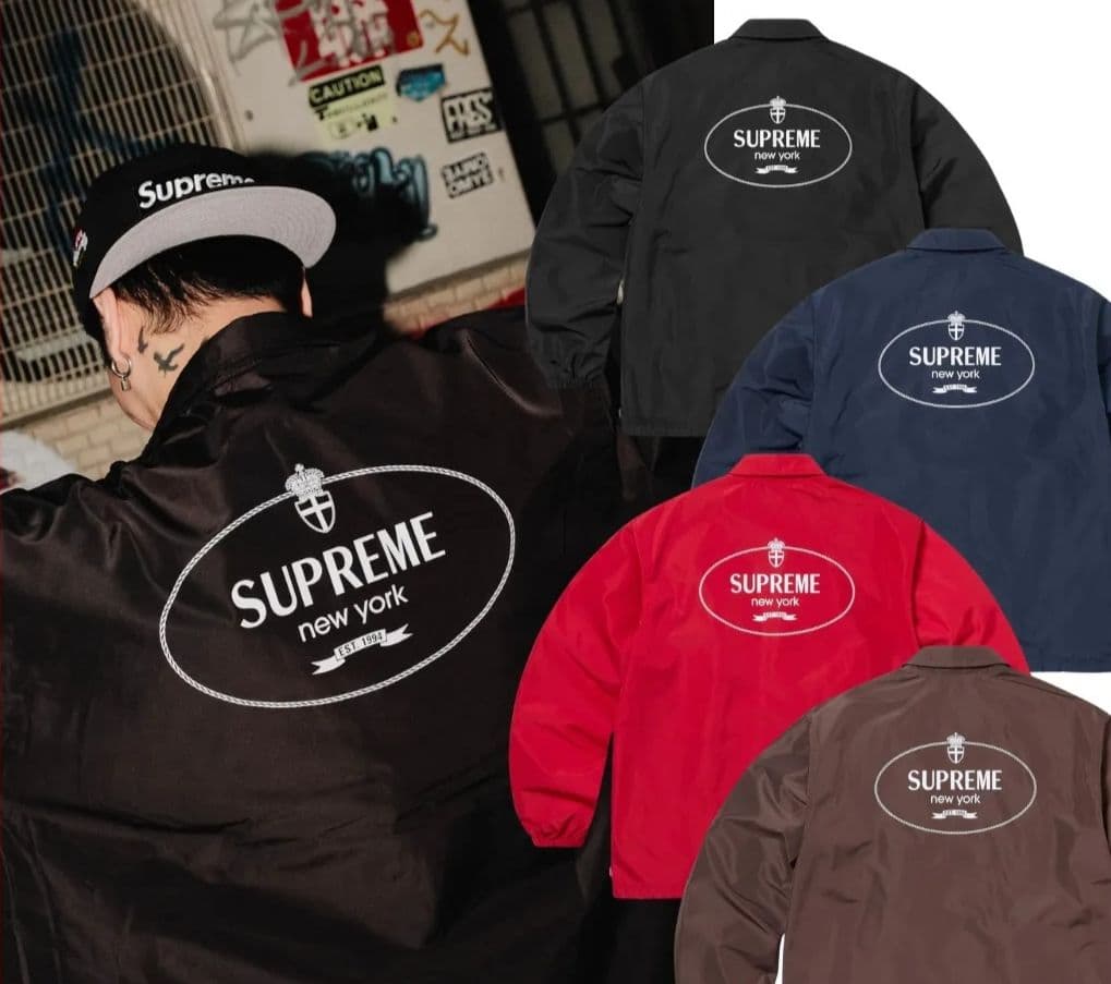 Supreme Nylon Jackets Crest