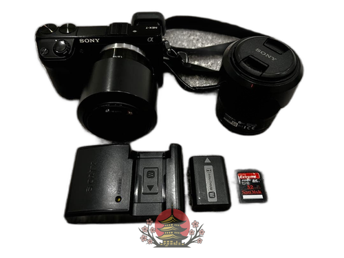 Sony Mirrorless Interchangeable Lips Nex-7 Sel1855 Sel50F18