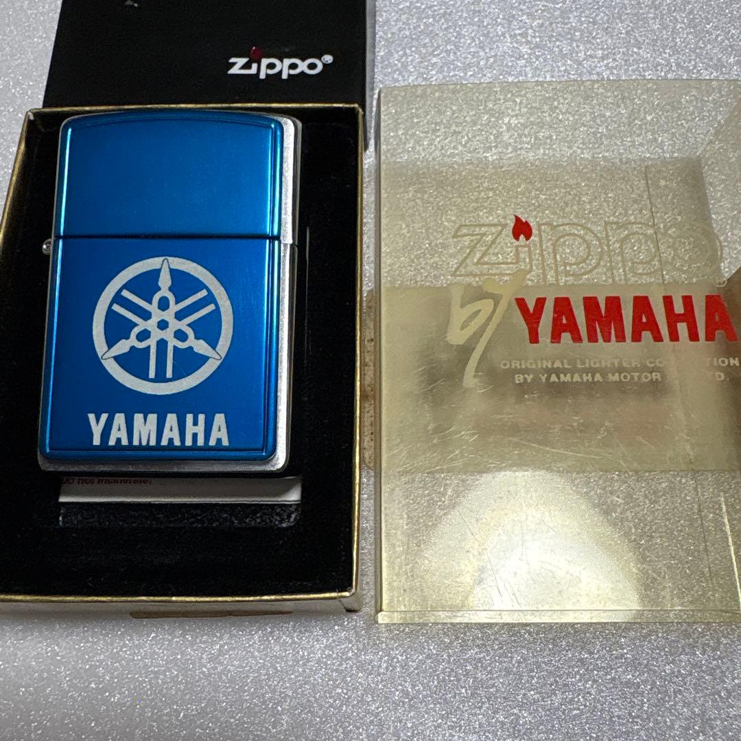 Zippo Lighters Yamaha Blue Tuning Fork 2002