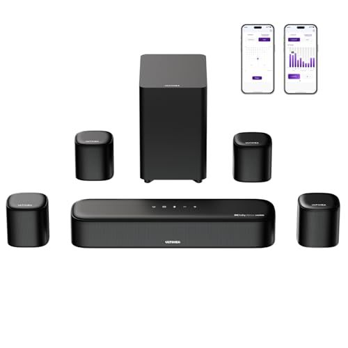 Others Ultimea 7.1Ch Dolby Atmos 350W Hdmi Earc/Bluetooth/ /Aux/Usb Bassmx App