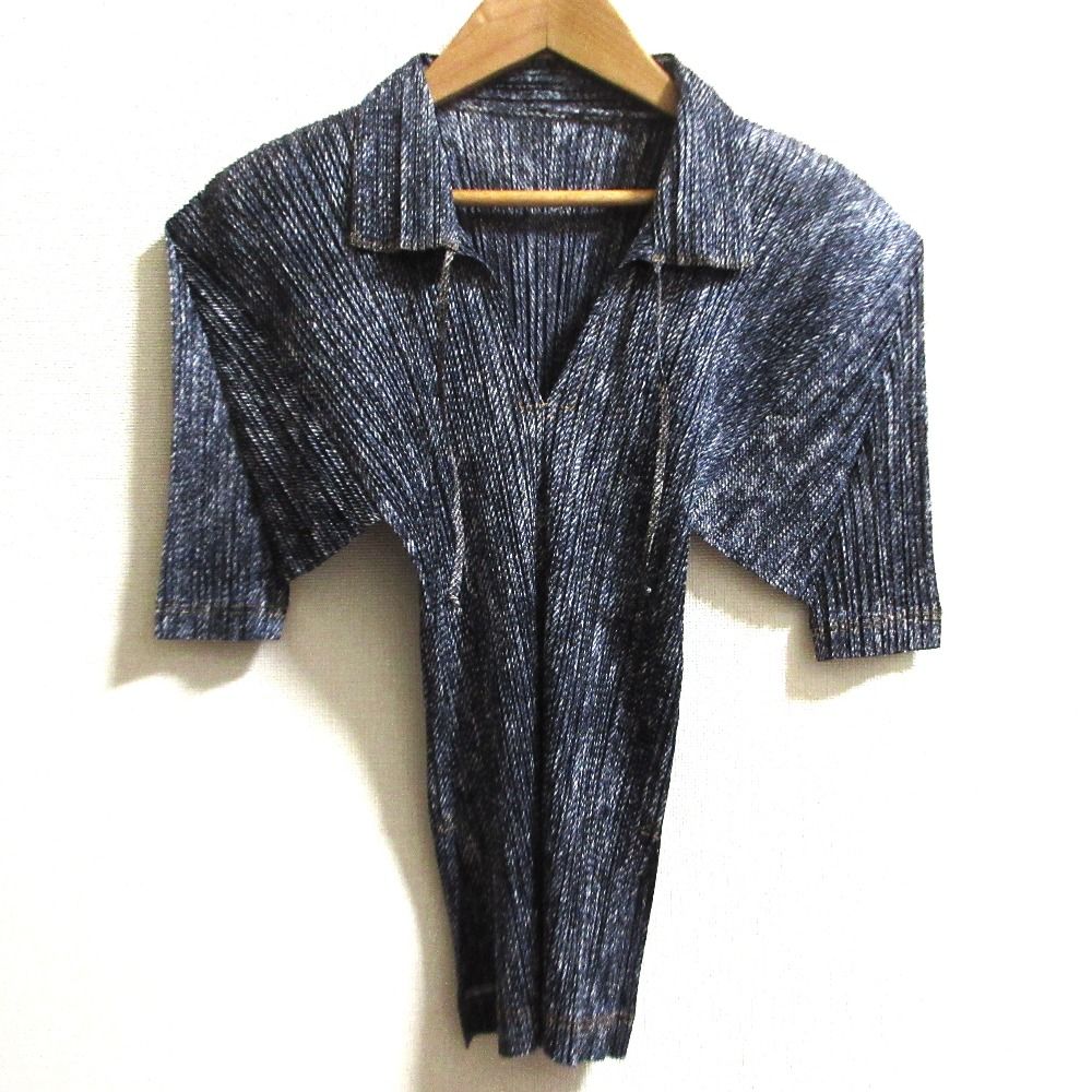 Pleats Please Short Sleeve (T -Shirt) Pp92-Jk072 3 Used