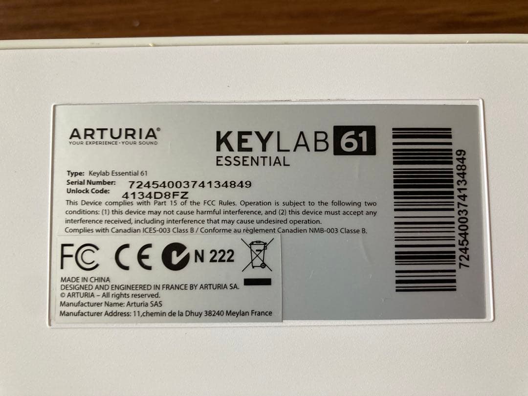 Midi Keyboard Pad Arturia Keylab 61