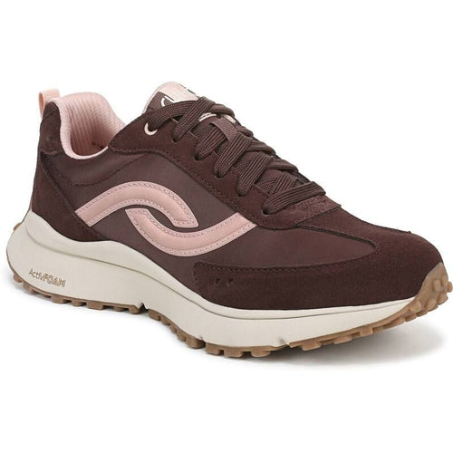 Sneakers Ryka Jetsetter Womens Laceup Chicory Brown Pink
