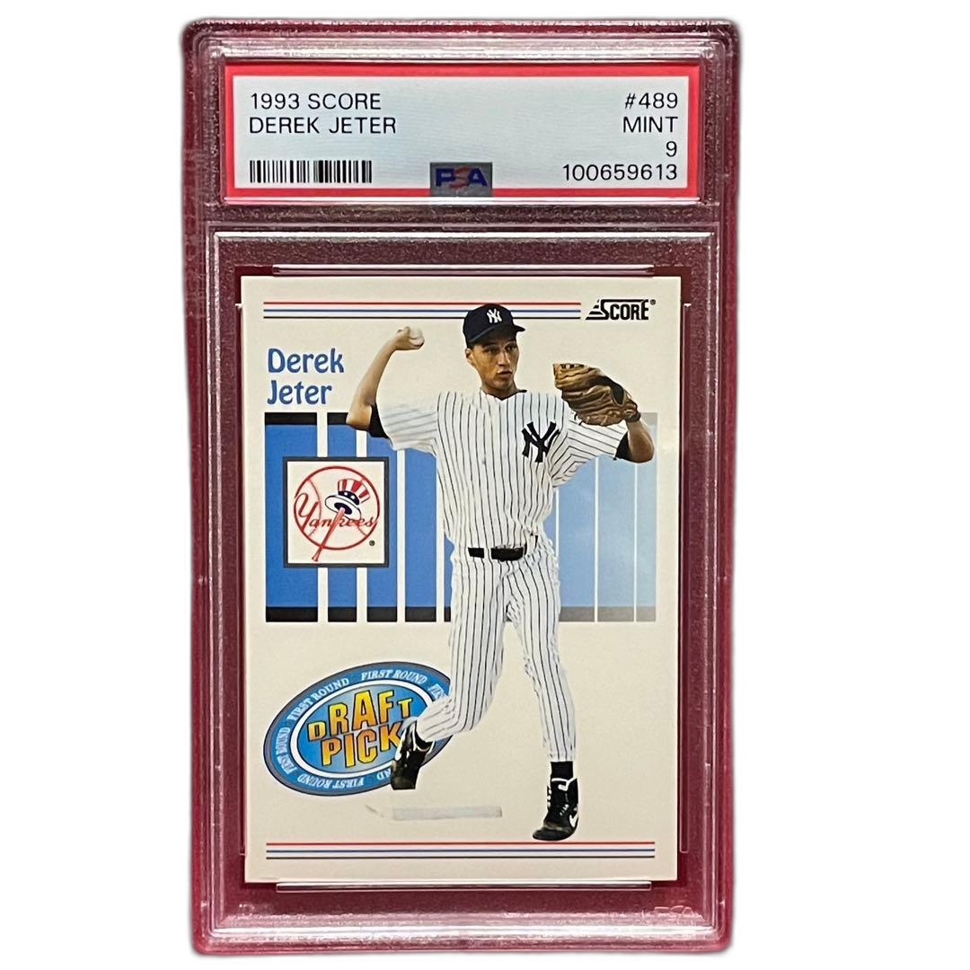 Mlb 1993 Score #489 Derek Jeter Rc Psa 9
