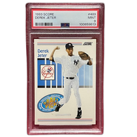 Mlb 1993 Score #489 Derek Jeter Rc Psa 9