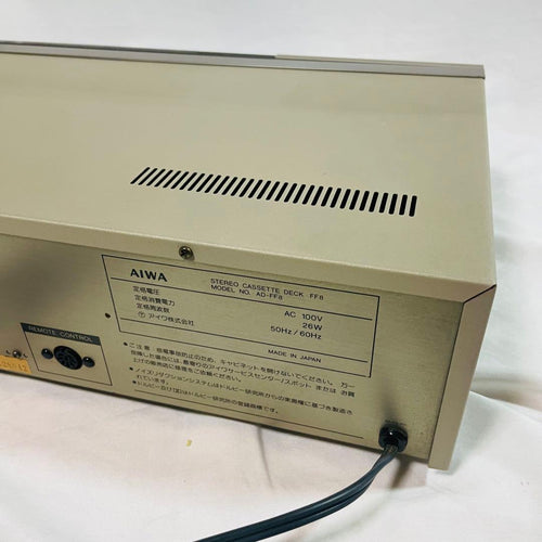 Cd Md Cassette Deck Aiwa Ad-Ff8