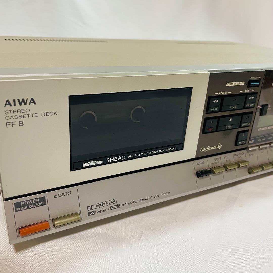 Cd Md Cassette Deck Aiwa Ad-Ff8