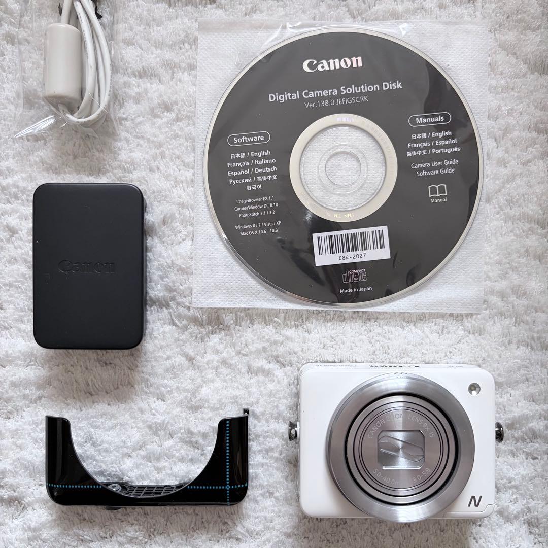 Canon Compact Digital Cameras Powershot N White
