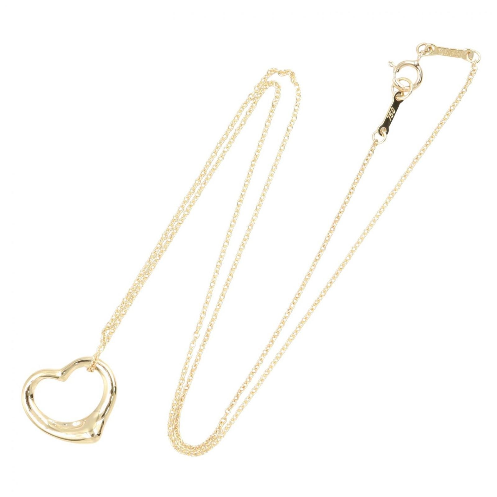 Tiffany Necklace Co K18 Used A