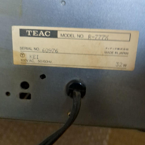 Teac Cd, Md Cassette Decks R-777X