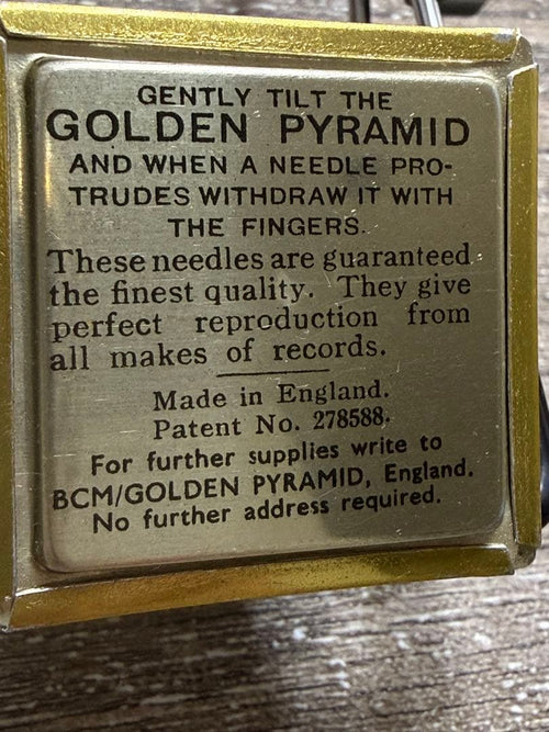 Record Needles Cartridges Golden Pyramid Needle Extra Loud