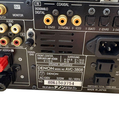 Denon Av Amplifier Avc-3808