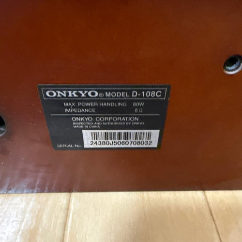 Onkyo Center Speaker D-108C