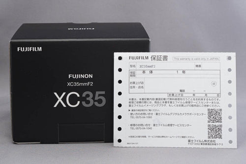 Fujifilm Prime Lenses Xc35 F2