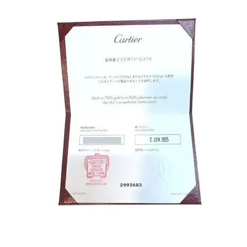 Cartier Necklace Xs 750 Wg 2.3G