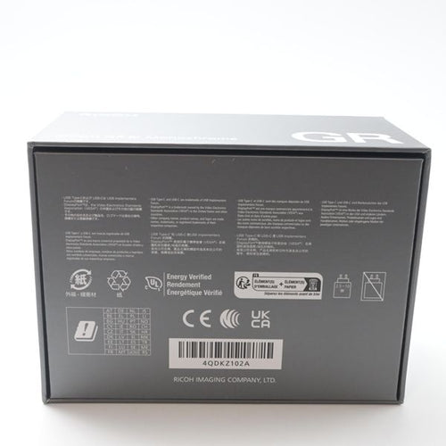 Ricoh Compact Digital Camera Gr Iv Monochrome