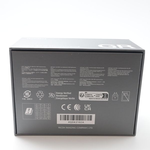 Ricoh Compact Digital Camera Gr Iv Monochrome