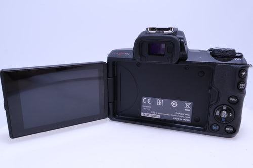 Canon Mirrorless Interchangeable Lips Eos Kiss M2 Kissm2Bk-Body (Black)(
