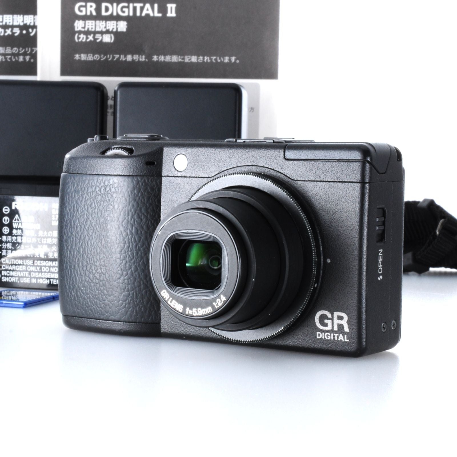 Ricoh Video Camera Body Gr Digital Ii Sd 2 #R752A