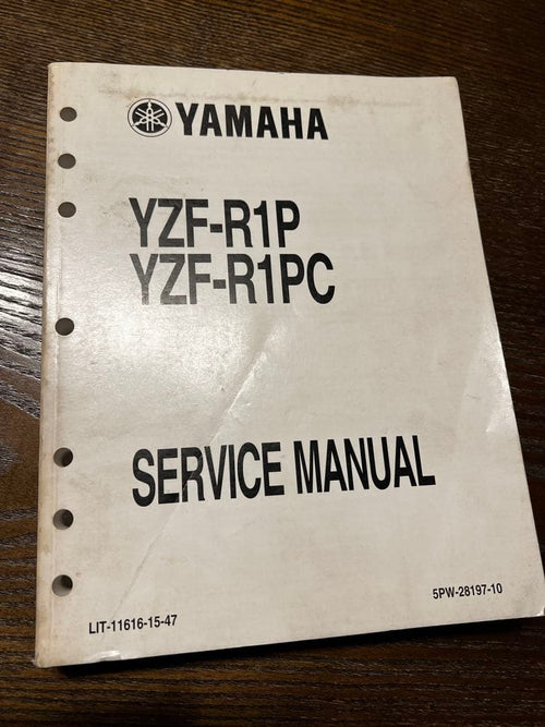 Yamaha Catalog Manual Yzf-R1 5Pw
