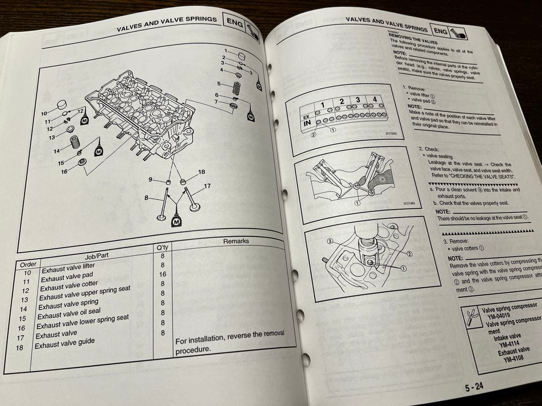 Yamaha Catalog Manual Yzf-R1 5Pw