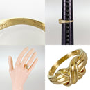 Tiffany Ring Tiffany&Co. K18Yg 14.5 (54-55) Sst