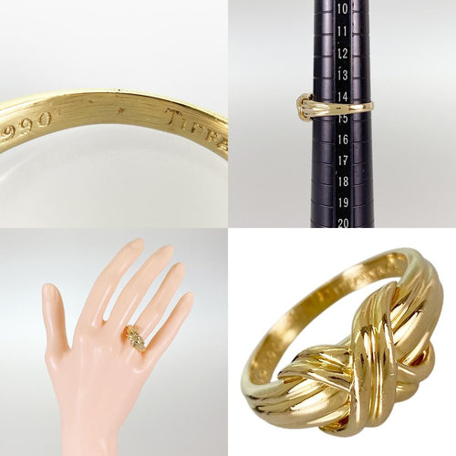 Tiffany Ring Tiffany&Co. K18Yg 14.5 (54-55) Sst