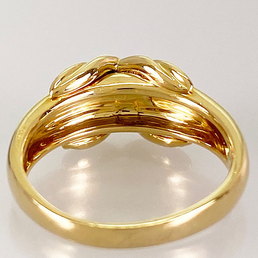 Tiffany Ring Tiffany&Co. K18Yg 14.5 (54-55) Sst