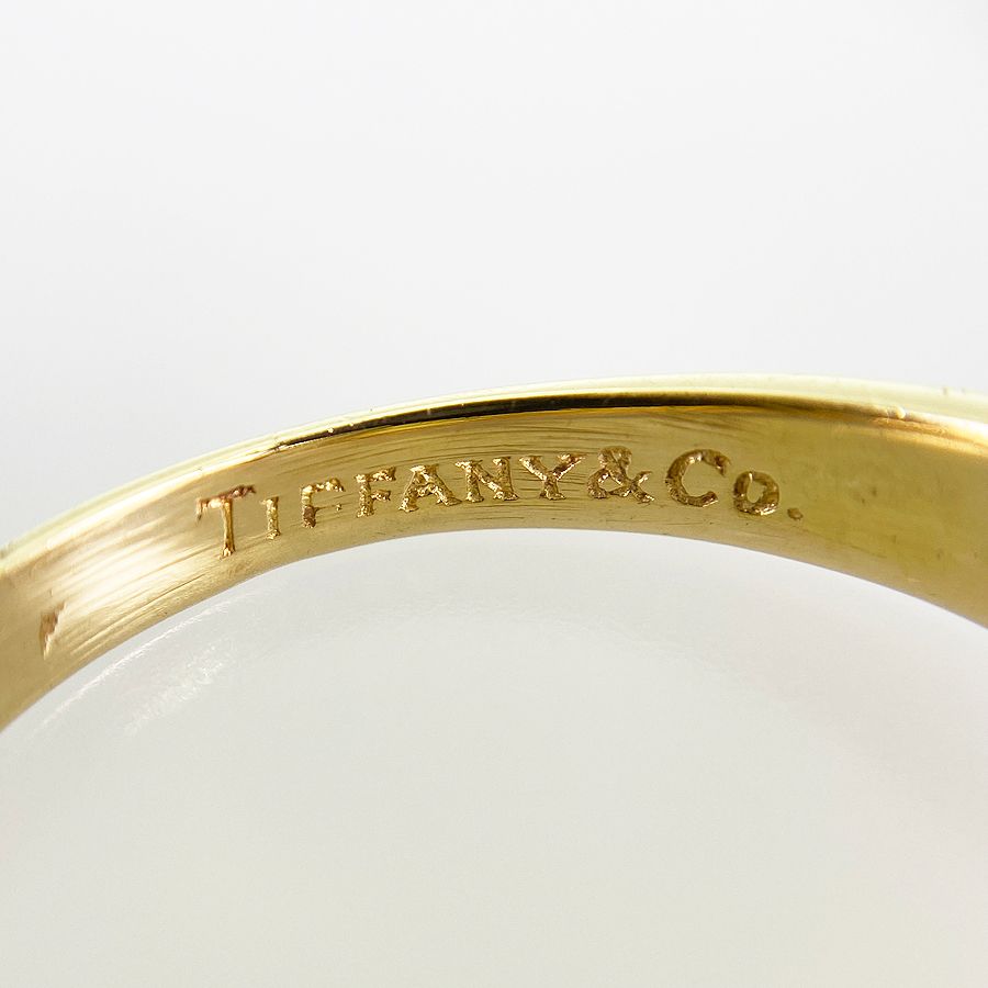 Tiffany Ring Tiffany&Co. K18Yg 14.5 (54-55) Sst