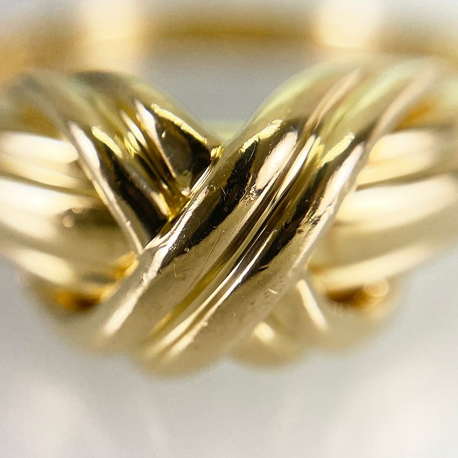 Tiffany Ring Tiffany&Co. K18Yg 14.5 (54-55) Sst