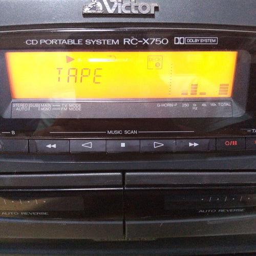Victor Radios Radio Cassette Players Cd Rc-X750