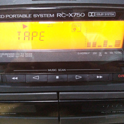 Victor Radios Radio Cassette Players Cd Rc-X750