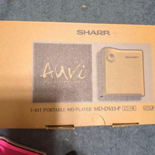 Sharp Portable Md Player 1-Bit Md-Ds33-P